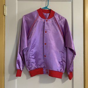 Vintage Satin Varsity Jacket